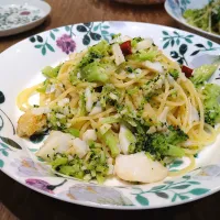くたくたブロッコリーと鱈のパスタ|古尾谷りかこさん