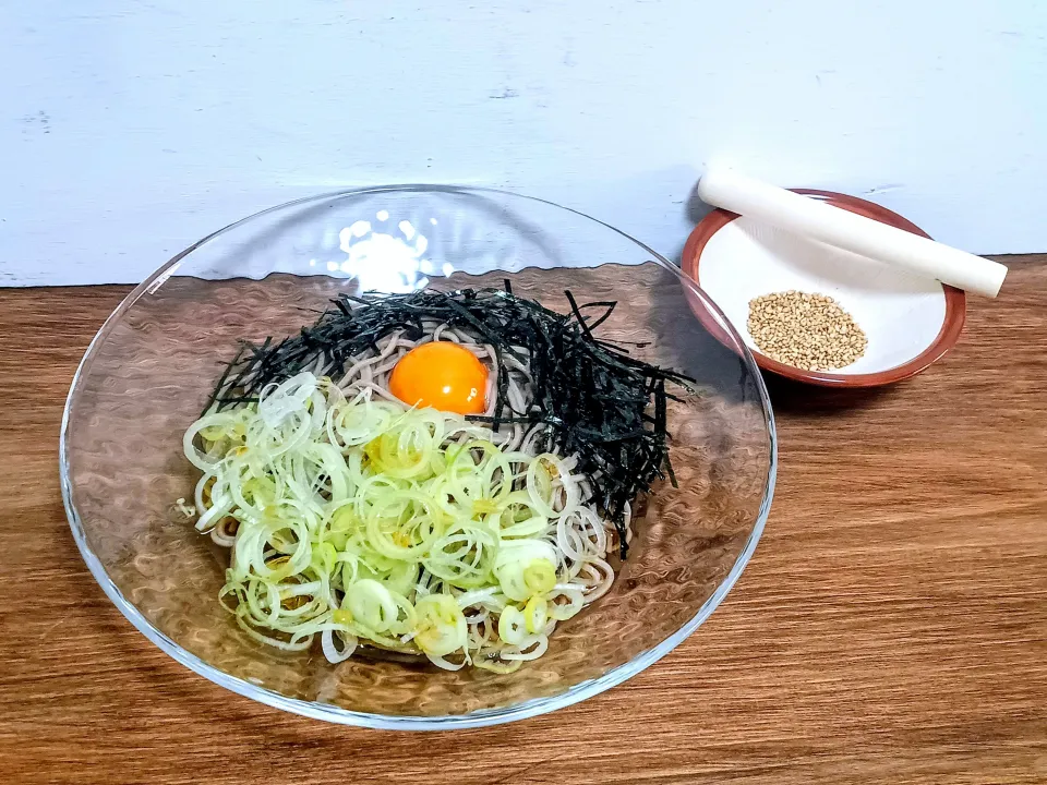 【自作食欲🎯】胡麻シリーズ第2弾！無量寿そば|Falco*さん