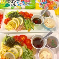 冷やし中華始めました😱✌️✌🏼|シュトママさん