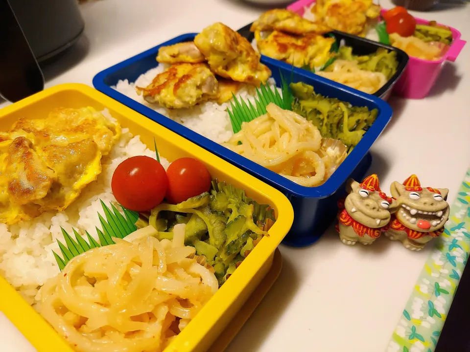 夫弁当､息子弁当､娘弁当､私弁当|みどりさん