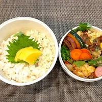 高校生息子のお弁当🍱 豚こま唐揚げタルタルソース弁当🍱|Snow10さん