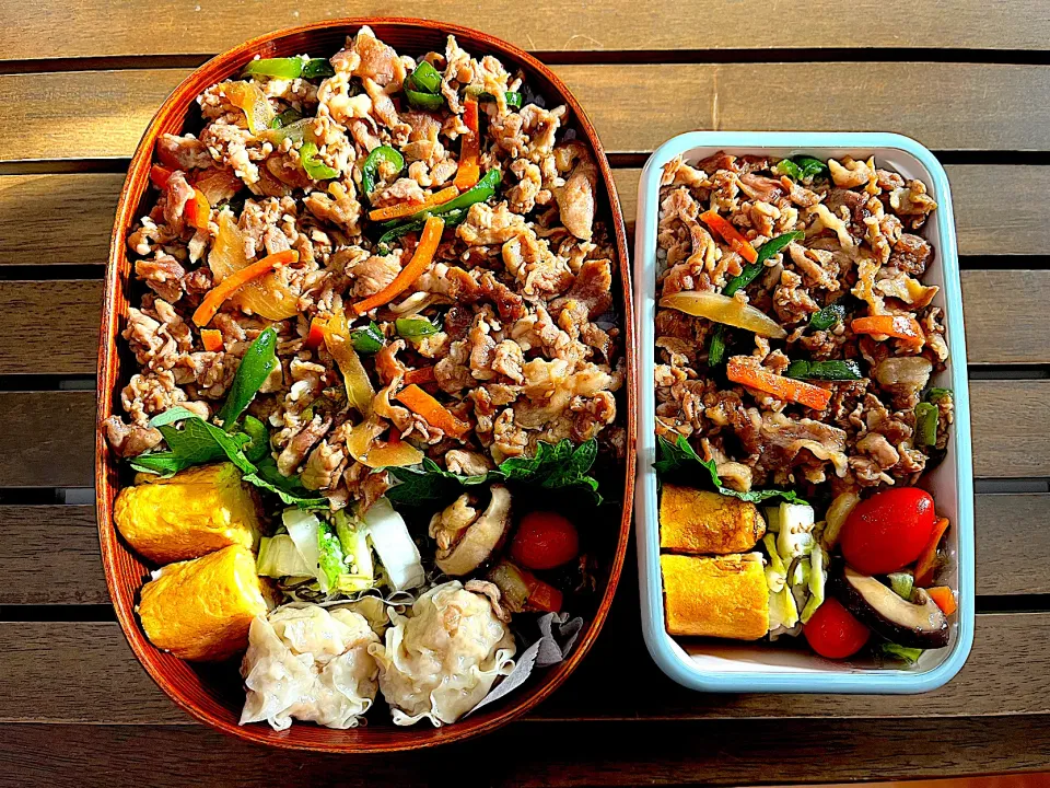 青椒肉絲丼弁当|Dayuuさん