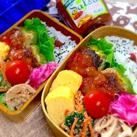 今日の夫婦弁⁽⁽ ◟(灬 ˊωˋ 灬)◞ ⁾⁾💕|桃実さん