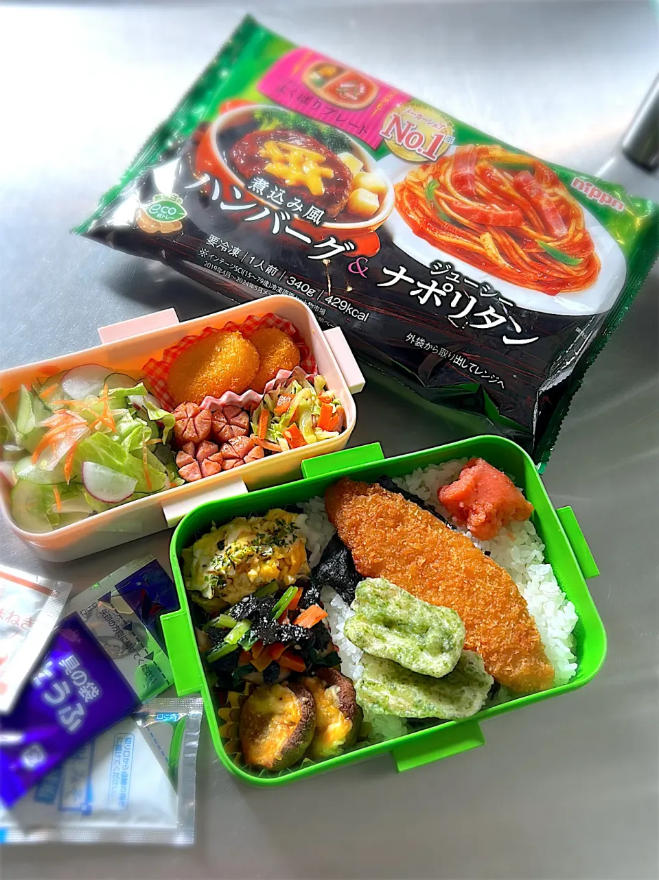 R7.6/5𝚃𝚑𝚞.  ·͜·♡ナポリタン&のり弁👨🏻‍🍳|hamakoさん