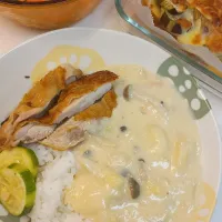 チキンホワイトカレー|しのてらさん
