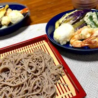 ざる蕎麦、天ぷら|kaaaaaさん