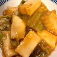 厚揚げと白菜のオイスター煮|トモさん