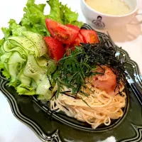 ゆかりさんの料理 明太子スパゲッティ🌱 #ZENB   |ゆかりさん