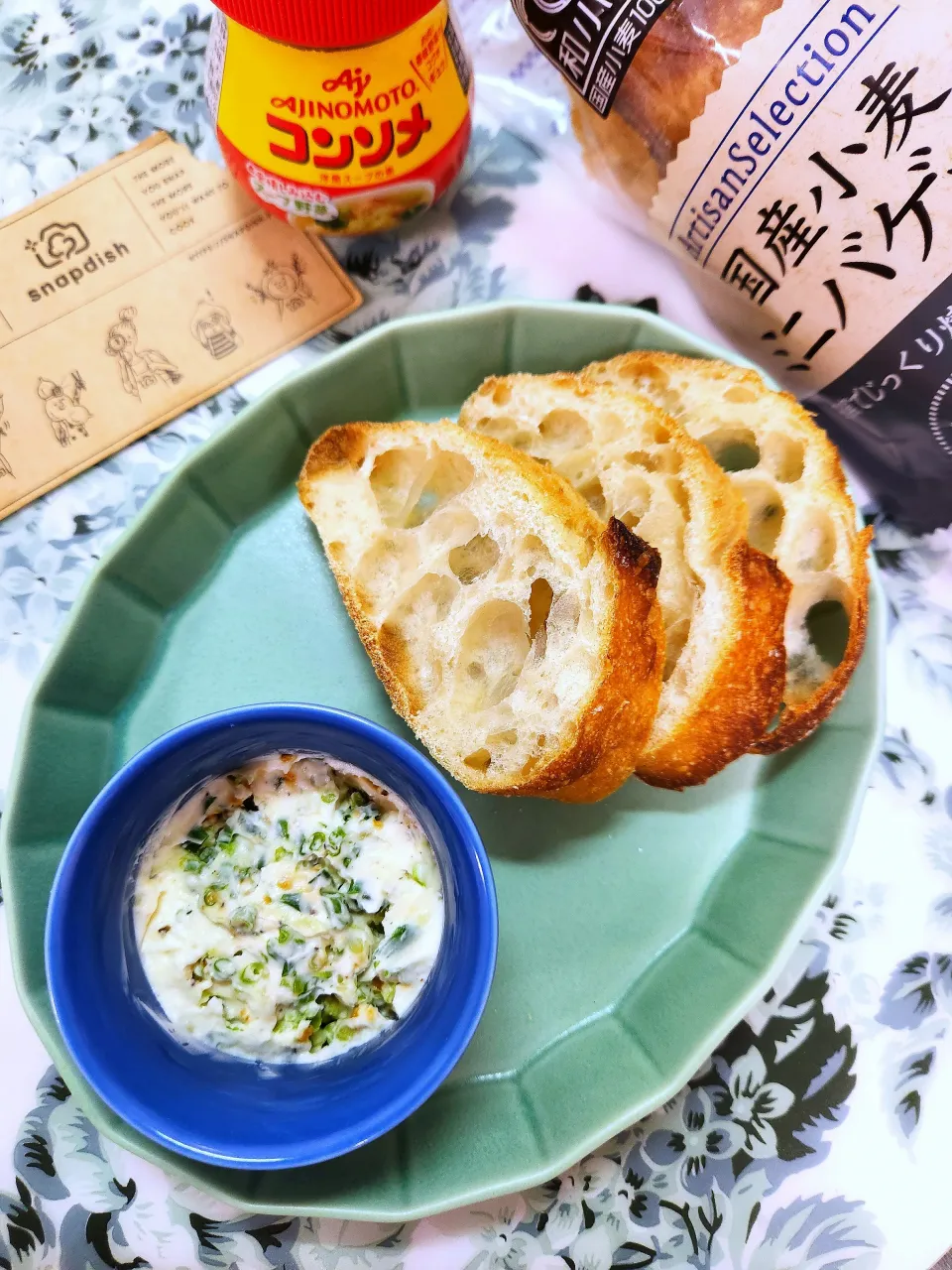 🔷混ぜるだけクリーム🧀チーズと万能ねぎの🇰🇷韓国風ディップ🔷|@きなこさん