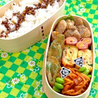 6月6日⚾️ガリペパチキン弁当|ponchanさん