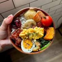ヤンニョムチキン弁当-タルタルソース添え|allyさん