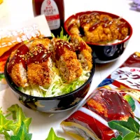 ミンチカツ丼|ぷーはるひゅうさん