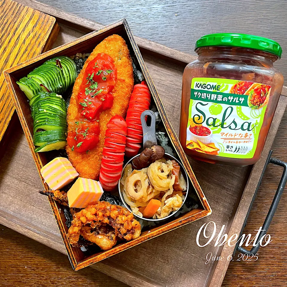 のり弁にサルサ🍱|まぁちゃんさん