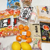 ＊初めてのそば米。阿波尾鶏の鶏節、讃岐うどん、瀬戸内柑橘🍊🍋お土産たくさん♪＊|ultramarineさん