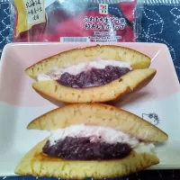 ふわもち 生どら焼き つぶあん&ホイップ 切ってみました|よっちびやばんぶーさん