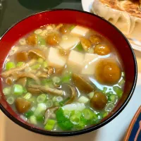 なめこと豆腐のお味噌汁|Takeshi  Nagakiさん