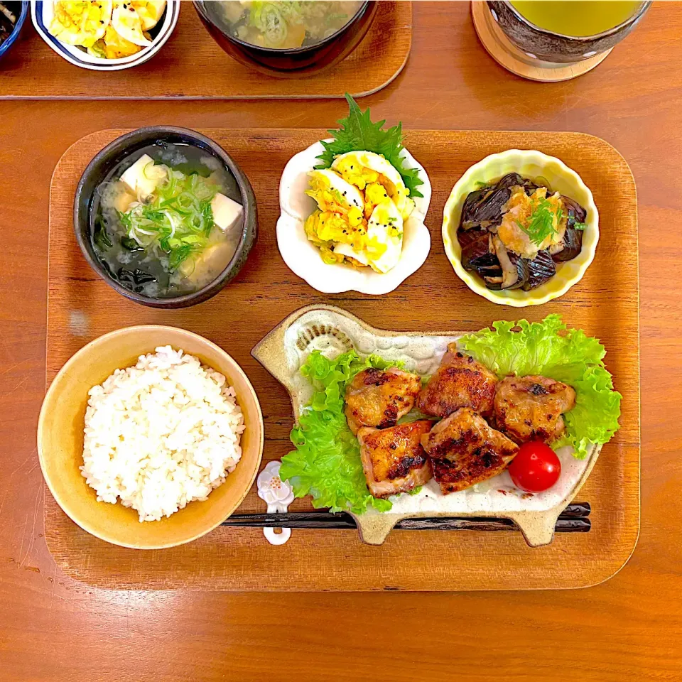 鶏の味噌漬けのおぼんごはん|すずさん