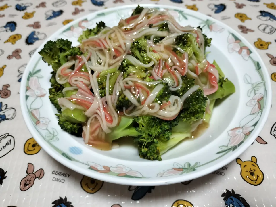 🥦ブロッコリーのかにかま餡|みよぱさん
