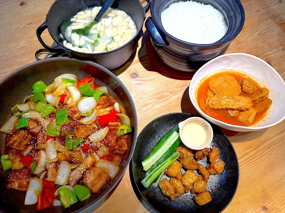 今日の晩御飯（R7.6.6）|え〜かさん