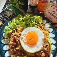 🌺🌺Foodie🌺🌺さんの料理 世界の食卓探検隊🌏ラオス料理🇱🇦ティエオ ソム入りいつもの焼きそば🌶️|🌺🌺Foodie🌺🌺さん