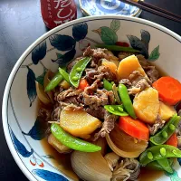 ヤマサhappy recipe牛肉じゃが ~牛だし|とんちんさん