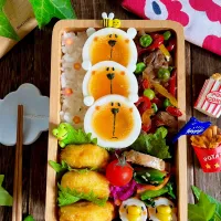 くまさん焼肉弁当|Akiyoෆ¨̮⑅さん