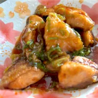 ひとくちブリのネギだれ焼き|MOOMINさん
