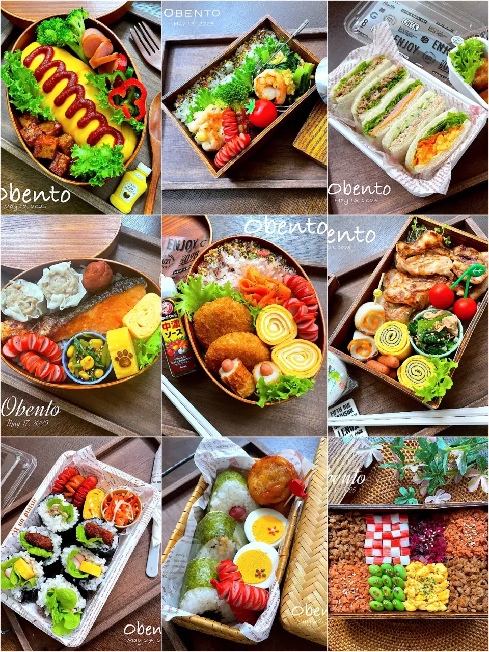 5/10~31お弁当まとめ😋🍴🍱♬*|まぁちゃんさん