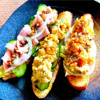 タルティーヌ🥖3種deランチ