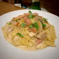 伊産ポルチーニ茸とベーコンのクリームソース|miracle_tt_gourmet_channelさん