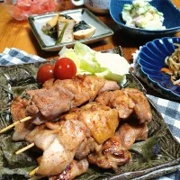 ちたこさんの料理 フライパンで簡単＊絶品おうち焼き鳥♡揉んで焼くだけ♪