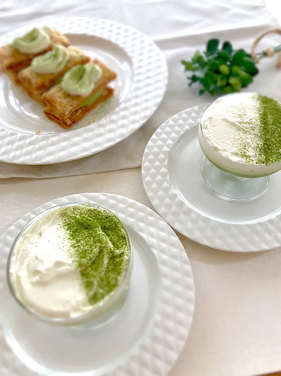 抹茶ババロア|花🍀さん