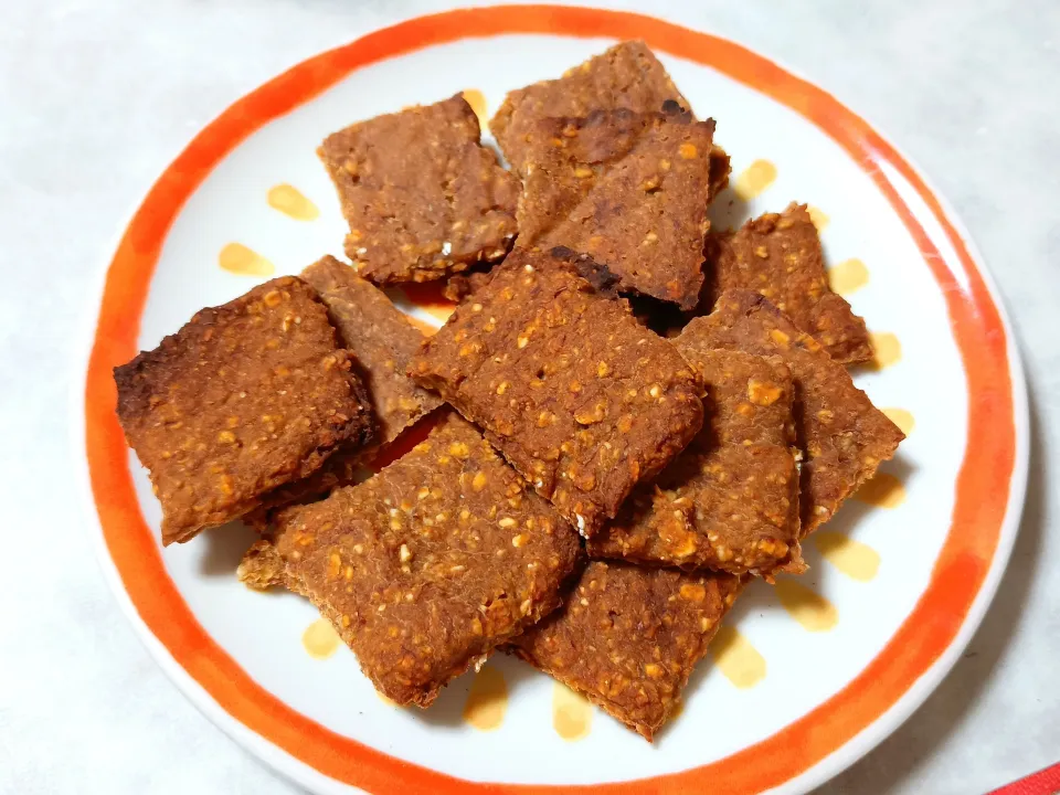 バナナとオートミールときな粉のクッキー🎊オーブントースターで出来上がり🍀|深夜特急fさん