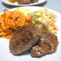 国産牛モモステーキ|闇夜の狸さん