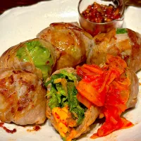 レタスにキムチ＆チーズin豚バラ巻|KOZUEさん