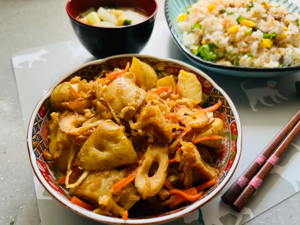 「新じゃがと切り干し大根の煮物」|バシュランさん