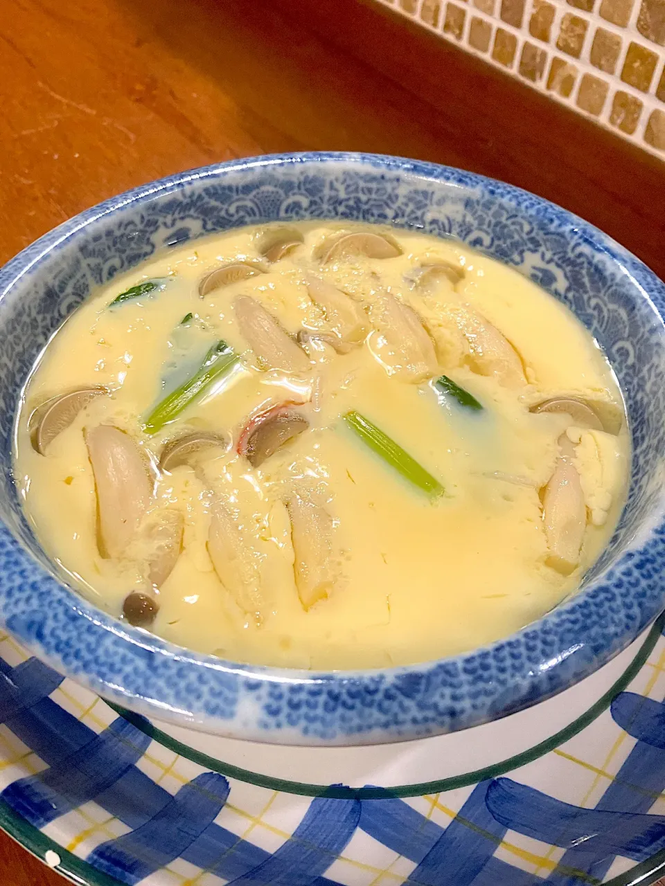 せいろで、デカデカ茶碗蒸し|きみちさん