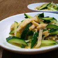 蒸し鶏ときゅうりの辣ぽん和え|古尾谷りかこさん