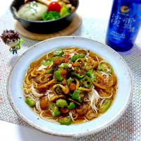 梅肉ネバネバそうめん|アルティッチョさん