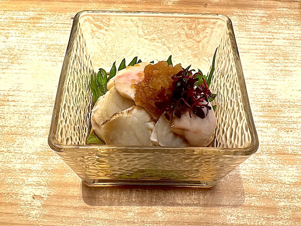 ふぐと白子の重ね造り|店とプライベートさん