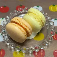 オレンジ🍊とレモン🍋のマカロンできました|ルセットさん