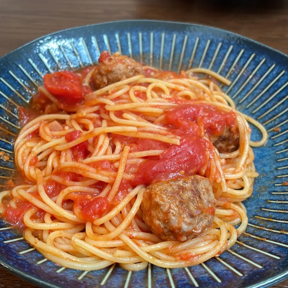 ミートボール入りトマトスパゲッティ|fukaさん