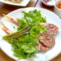 金目鯛の香味蒸し|くまちゃんさん