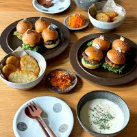 リクエストのハンバーガーランチ🍔|てんのすけさん