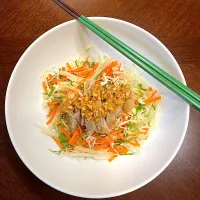 蒸し鶏のパリパリ焼き|lingesさん