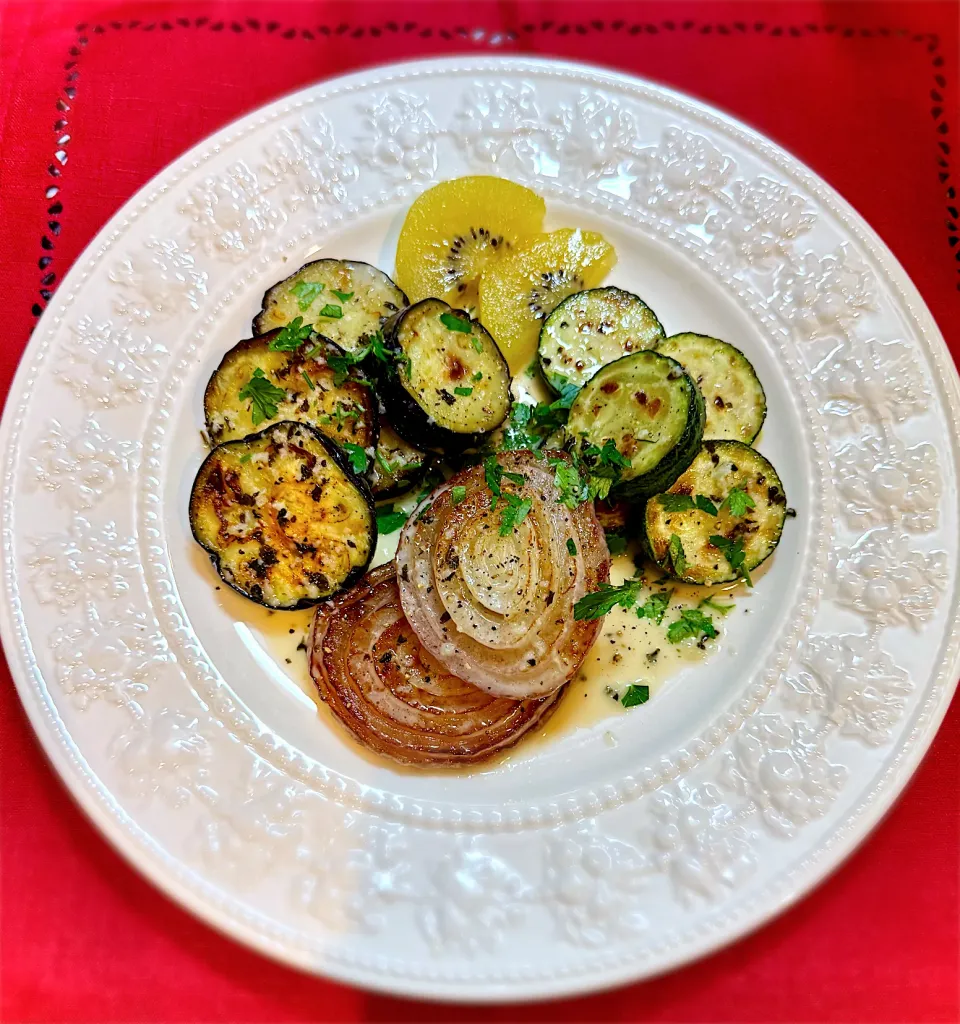 夏野菜のグリルサラダ|なか★やまさん