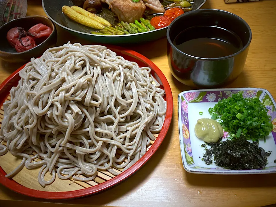 私の主食はザルそば(麺食い女は2人前) ご飯より麺が好きな私はザルそばで|🐈⸒⸒⸒⸒つるのダンス🐈🐾さん