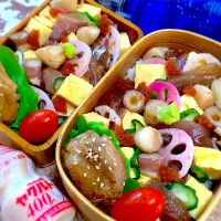 今日の夫婦弁⁽⁽ ◟(灬 ˊωˋ 灬)◞ ⁾⁾💕|桃実さん