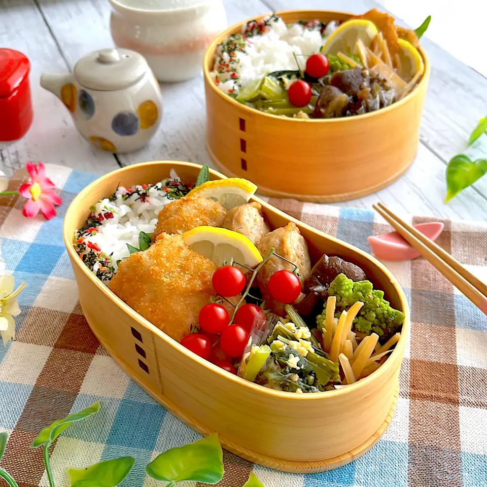 アジフライ弁当|@panna_cotta.703さん