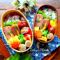 スパムチーズカツ弁当✨|さらママさん